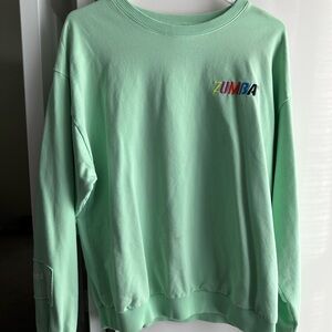 Zumba Fitness Mint Green Women's Sweater